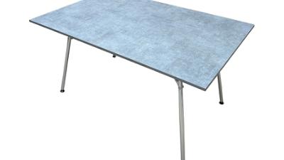 Dining table grey 90 x 160 cm Furniture